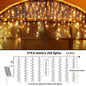 LED Curtain Lights Icicle Waterfall Lights Decorative String Lights