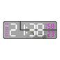 9 Inch Large Digital Wall Clock USB Powered TEMP Humidity Week Auto Dimmer DST Table Clock 12/24H Electronic LED Alarm Clock