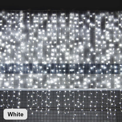 LED Curtain Lights Icicle Waterfall Lights Decorative String Lights